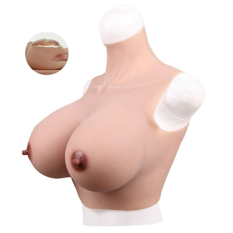 CrossGearX Buste Seins Silicone Col haut Bonnet G